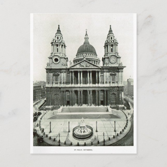 Carte Postale Cathédrale Saint-Paul 1900 (Devant)