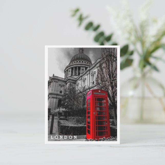 Carte Postale Cathédrale Saint-Paul, Londres, Angleterre (Debout devant)