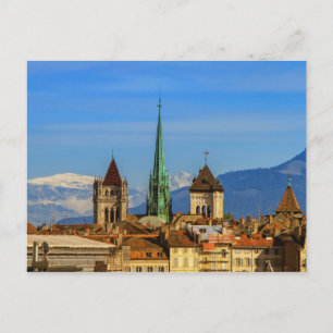 Carte Postale Cathédrale Saint-Pierre, Genève, Suisse