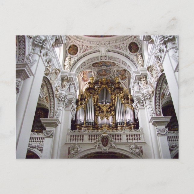 Carte Postale Cathédrale Saint-Stephan Passau Allemagne (Devant)