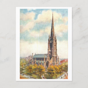 Carte Postale Cathédrale St. James Toronto Canada Vintage