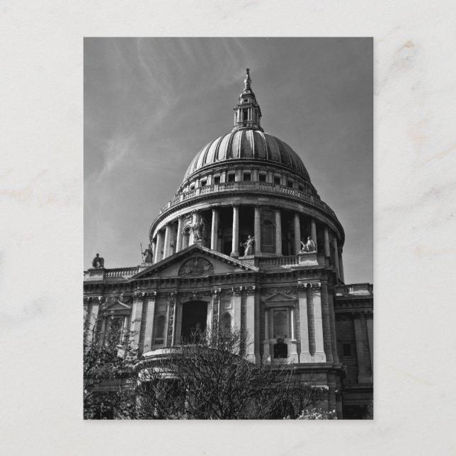 Carte Postale Cathédrale St Paul de Londres (Devant)