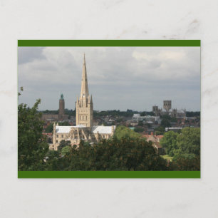 Carte Postale Cathédrales de Norwich.