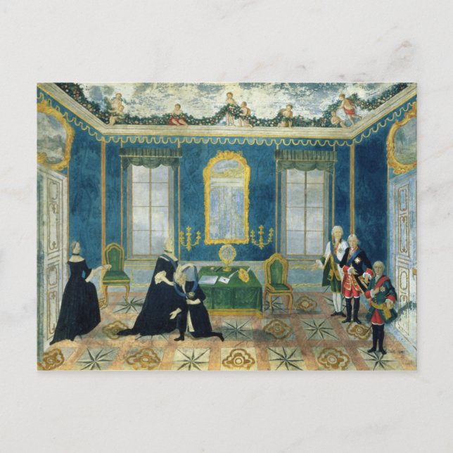 Carte Postale Catherine II rappelle le chancelier Alexeï (Devant)