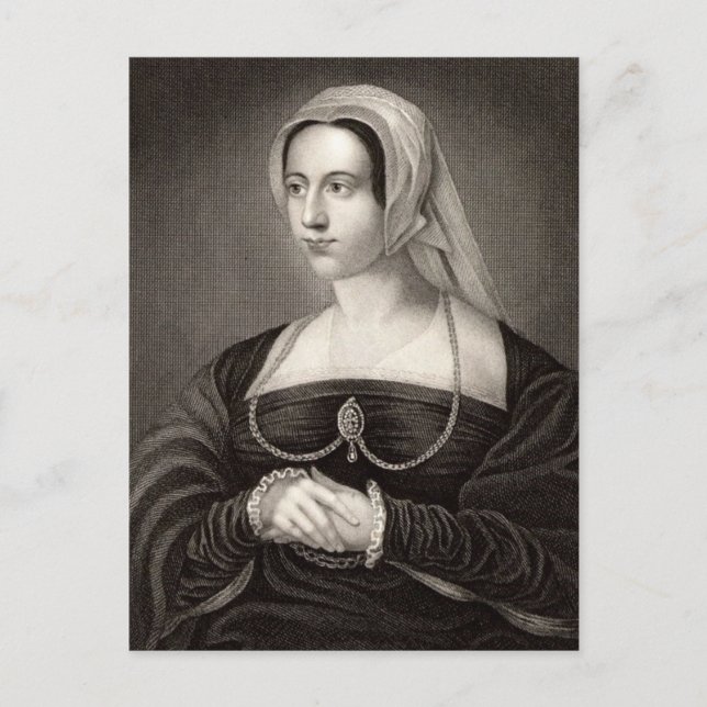 Carte Postale Catherine Parr Portrait (Devant)