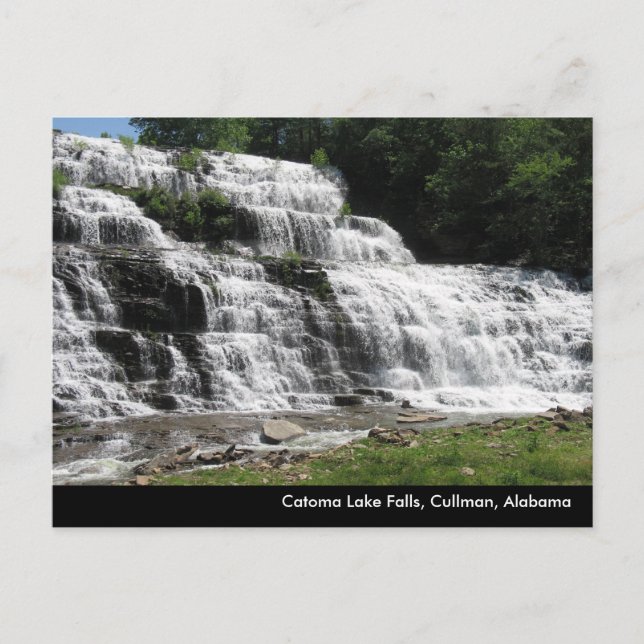 Carte postale Catoma Lake Falls (Devant)