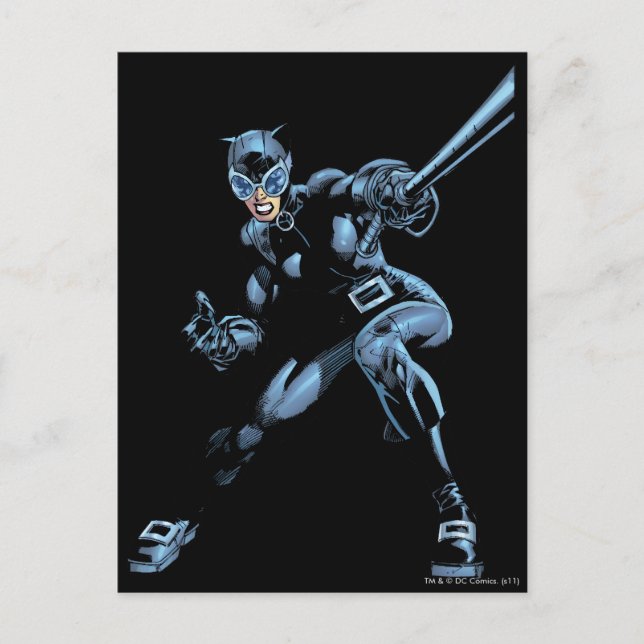 Carte Postale Catwoman avec Whip (Devant)