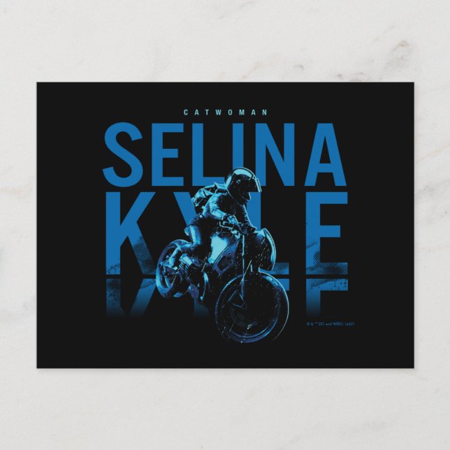 Carte Postale Catwoman Selina Kyle (Devant)