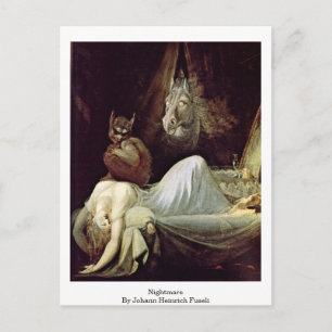 Carte Postale Cauchemar De Johann Heinrich Fuseli