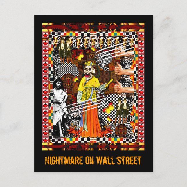 Carte Postale Cauchemar Sur Wall Street (Devant)