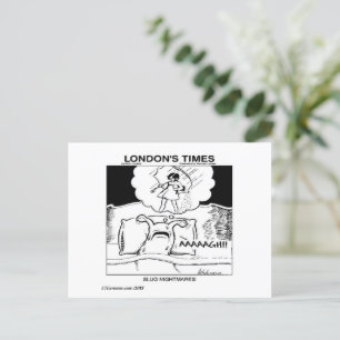 Carte Postale Cauchemars de limaces Classique LTCartoons Bande d