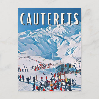 Carte Postale Cauterets Station de ski