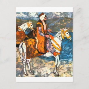 Carte Postale Cavalier arabe