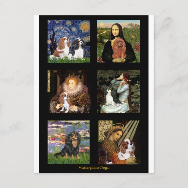 Carte Postale Cavalier Chef-d'œuvre de l'art célèbre Composite ( (Devant)