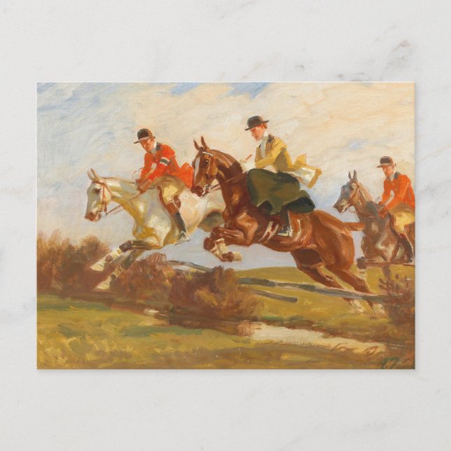 Carte Postale Cavalier de saut d'obstacles | Angelo Jank (Devant)