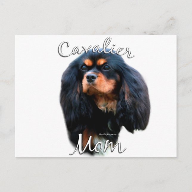 Carte Postale Cavalier King Charles Spaniel Maman 2 (Devant)