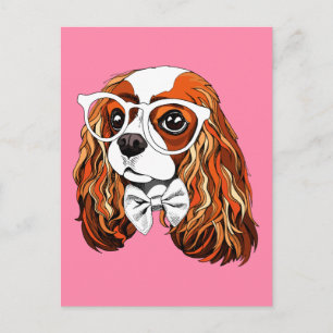 Carte Postale Cavalier King Charles Spaniel Portrait