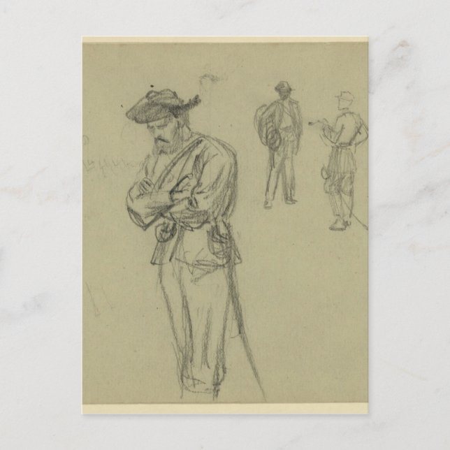 Carte Postale Cavaliers (Devant)