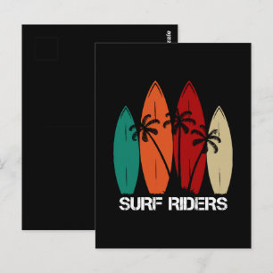 Carte Postale Cavaliers des vagues