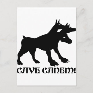 Carte Postale CAVE CANEM - ATTENTION AU CHIEN Latin