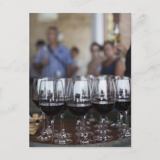 Carte Postale Cave de Bodega Marques de Riscal, dégustation de v (Devant)