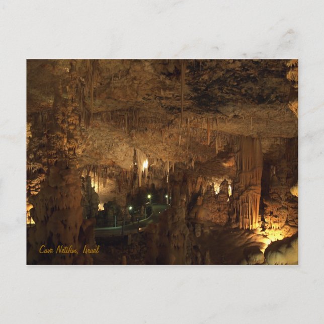 Carte Postale Cave Netifim, Israël (Devant)