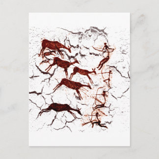 Carte Postale Caveman Art