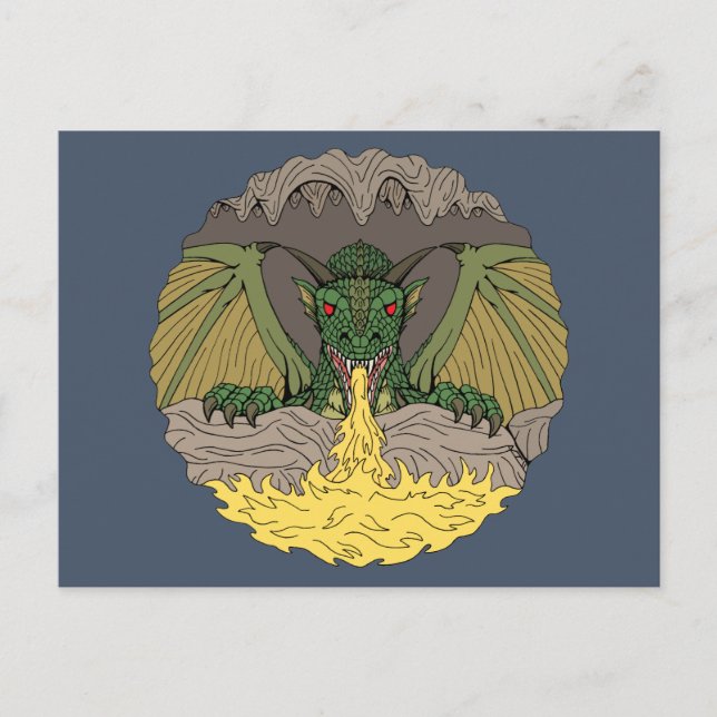 Carte Postale Cavern Dragon 2016 (Devant)