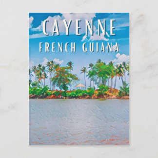 Carte Postale Cayenne, la porte d'entrée de la Guyane française