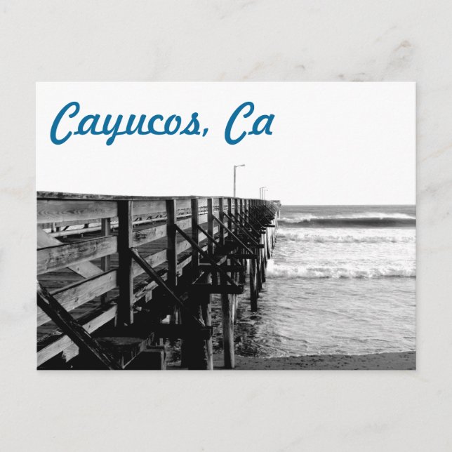 Carte Postale Cayucos, Ca (Devant)