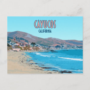 Carte Postale Cayucos California Central Coast Vintage