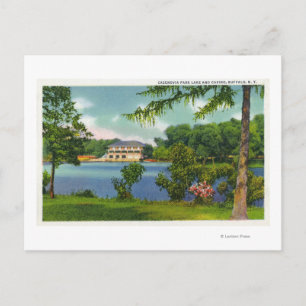 Carte Postale Cazenovia Park Vue sur le lac et le casino