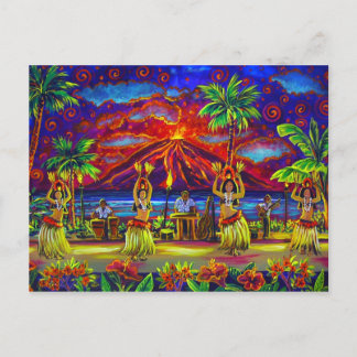 Carte Postale CBjork Hawaiian Luau