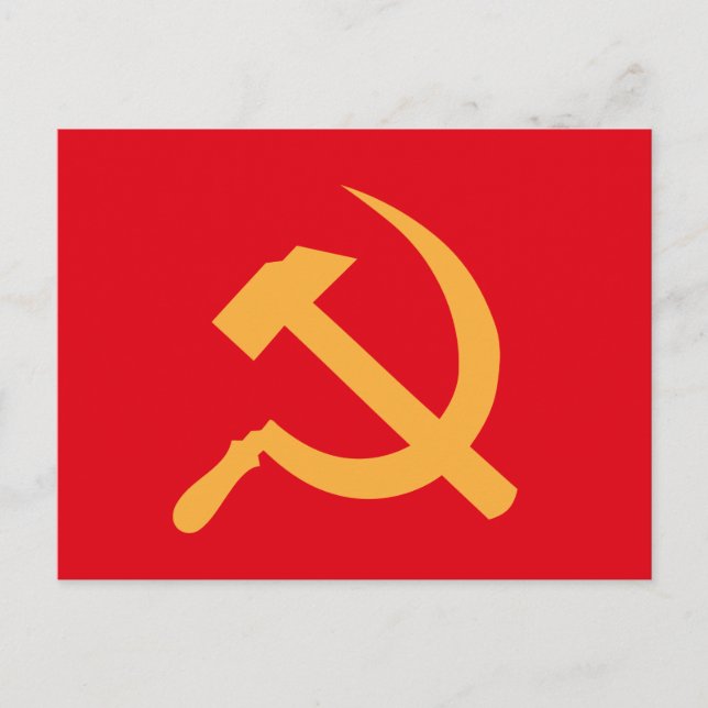 Carte Postale ccp ussr marteau et faucille (Devant)