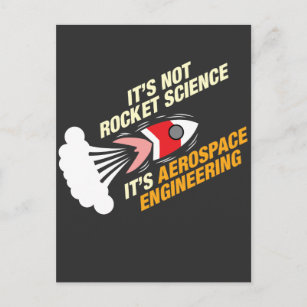 Carte Postale Ce n'est pas la science des fusées C'est l'ingénie