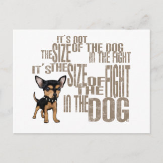 Carte Postale Ce n'est pas la taille