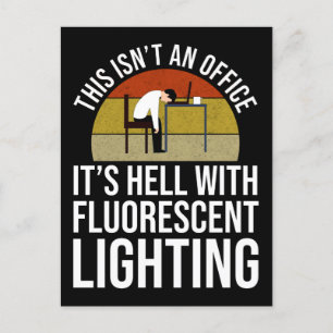 Carte Postale Ce n'est pas un bureau - C'est l'enfer