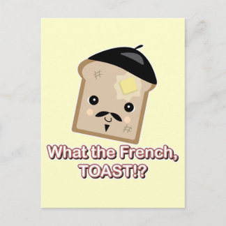 Carte Postale ce que le toast français