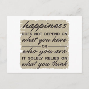 Carte Postale Ce que vous pensez