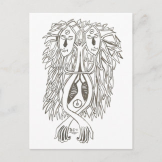 Carte Postale CE QUI EST DANS LE COURRIER AUJOURD'HUI (Jumeaux)