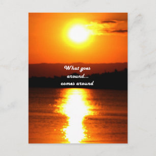 Carte Postale Ce qui se passe autour