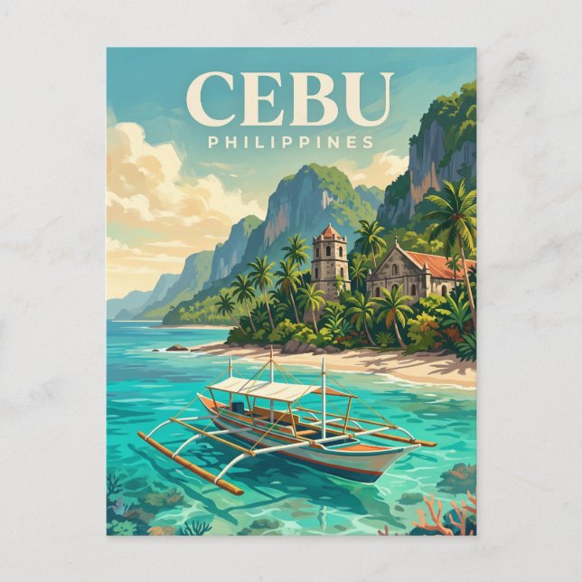 Carte Postale Cebu Philippines (Devant)