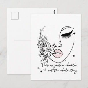 Carte Postale Ceci est juste un chapitre Citation positive
