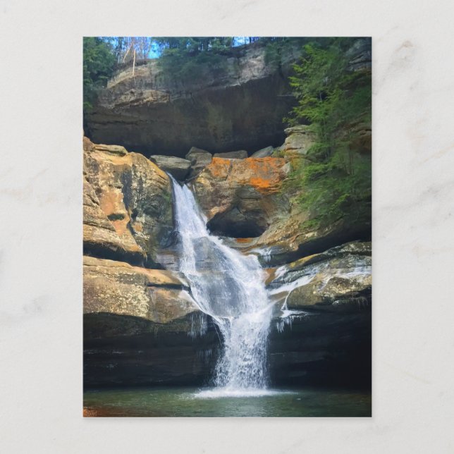 Carte Postale Ceder Falls, Hocking Hills Ohio (Devant)