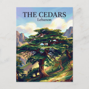 Carte Postale Cèdres de Dieu Liban