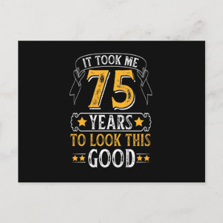 Carte Postale Cela m'a pris 75 ans pour avoir ce beau design