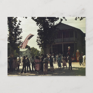 Carte Postale Célébration 4 juillet afro-américaine