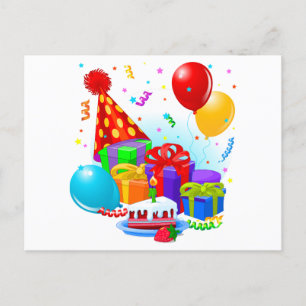Carte Postale Célébration d'anniversaire