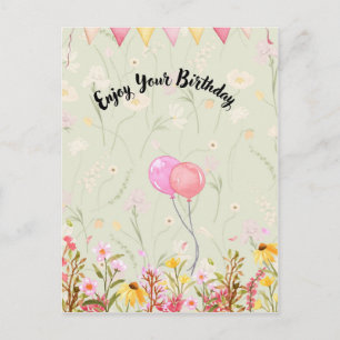 Carte Postale Célébration d'anniversaire