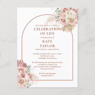 Carte Postale Célébration de la vie en l'honneur de l'herbe des 